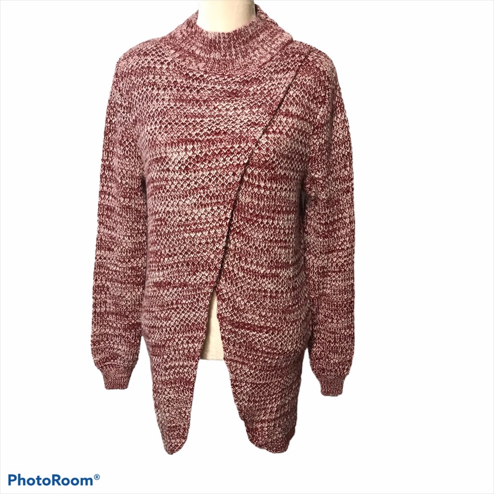 ASOS mock neck overlapping sweater